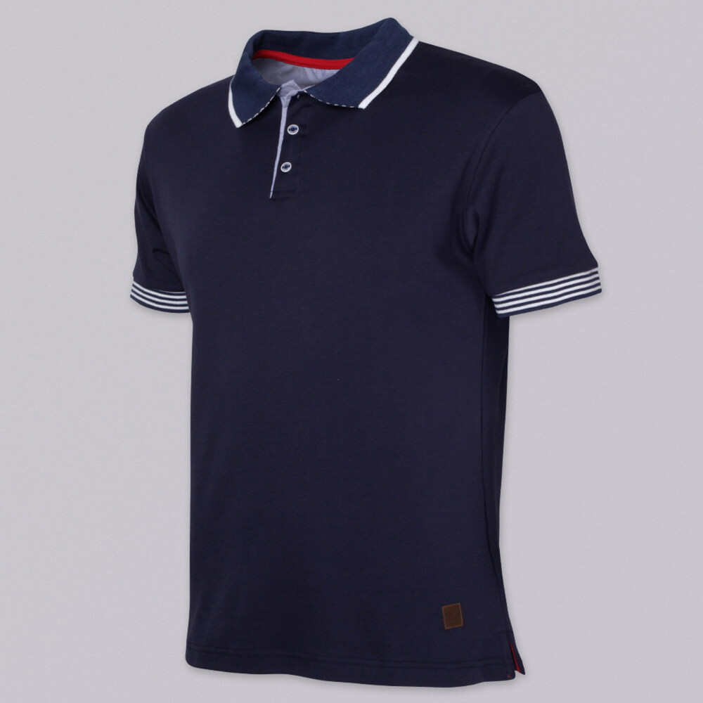 Pánske polotričko tmavomodré s kontrastnými prvkami 14315