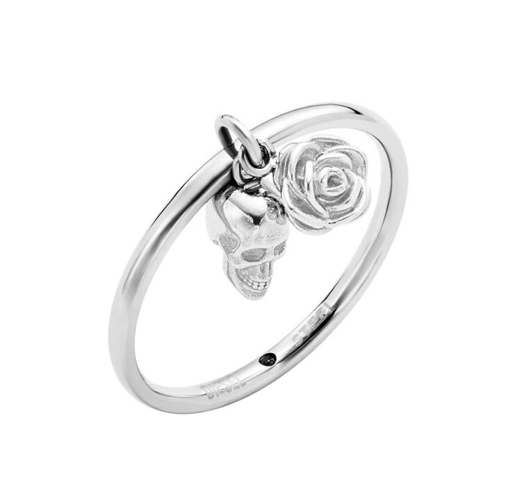 Diesel Štýlový dámsky prsteň s príveskom DX1602040 50 mm