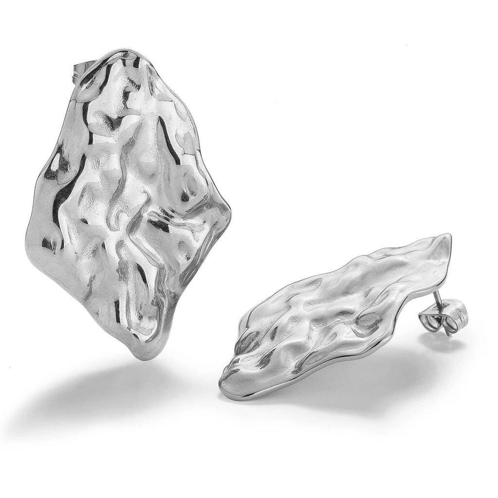 Evolution Group Elegantné visiace náušnice z ocele SELIRA