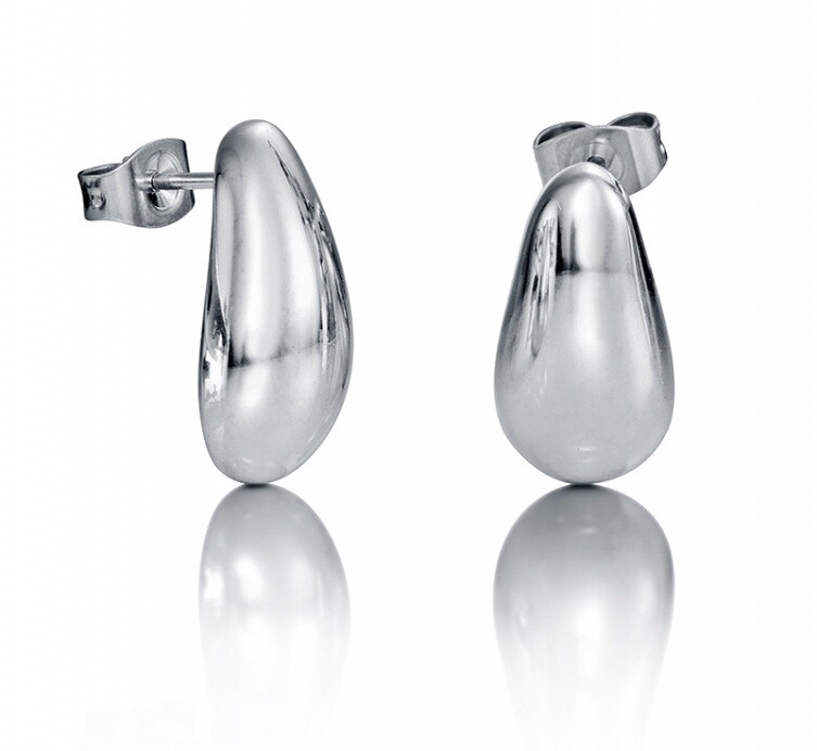 Viceroy Elegantné oceľové náušnice Air 50004E11000