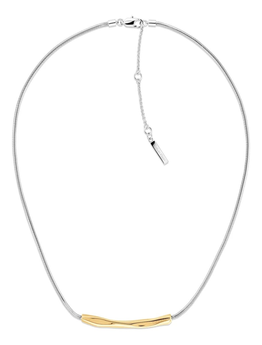 Calvin Klein Bicolor náhrdelník z ocele Gradient Waves 35000945