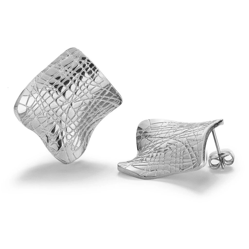 Evolution Group Neprehliadnuteľné náušnice z ocele ELVRA