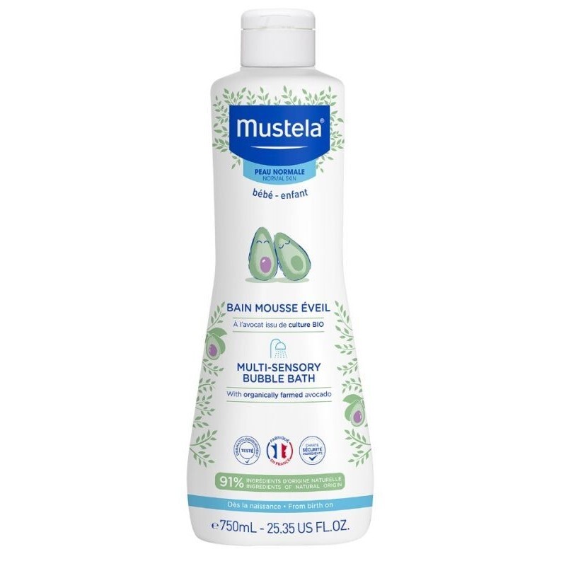 Mustela Detský penový kúpeľ Multi-sensory Bubble Bath 750 ml