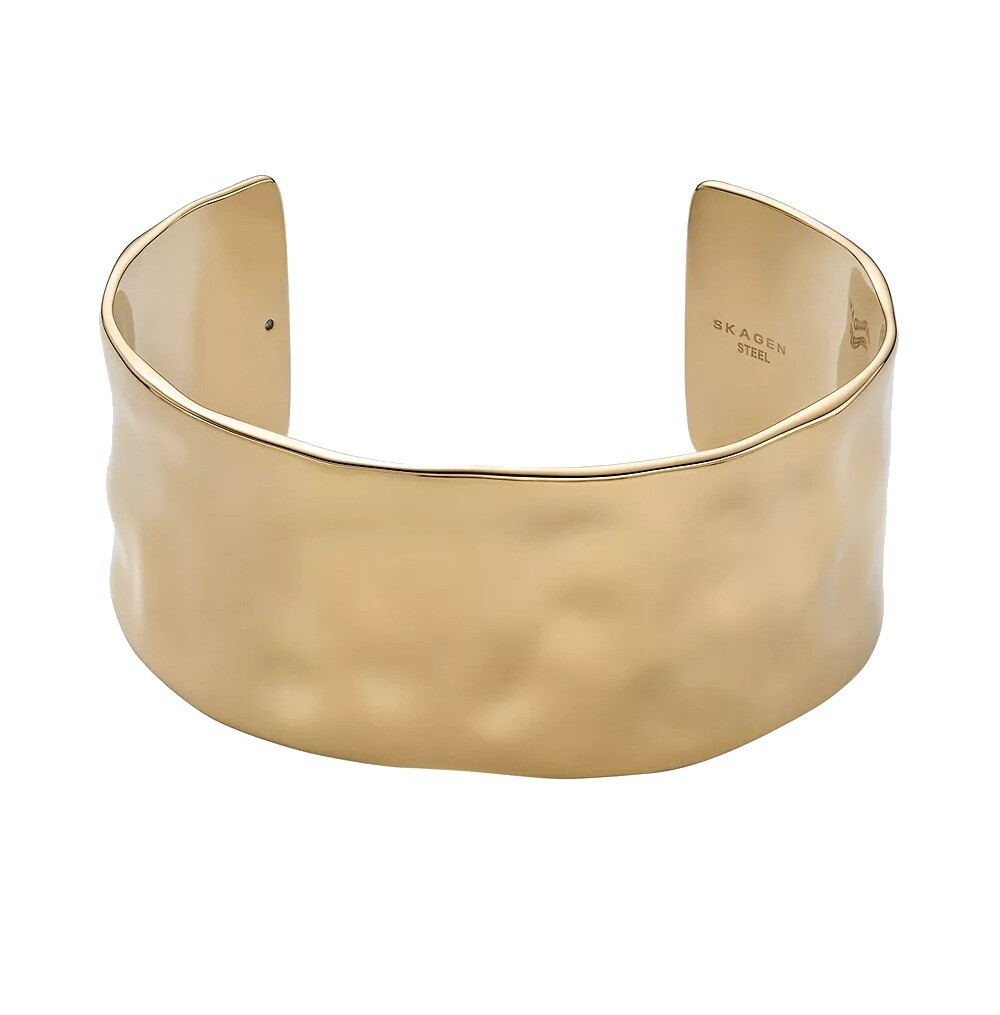 Skagen Masívny pozlátený pevný náramok Moderne Stak SKJ1877710