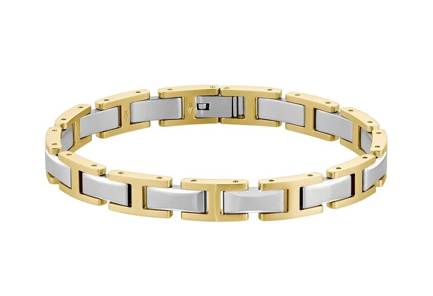 Hugo Boss Bicolor pánsky náramok z ocele Nolan 1580793