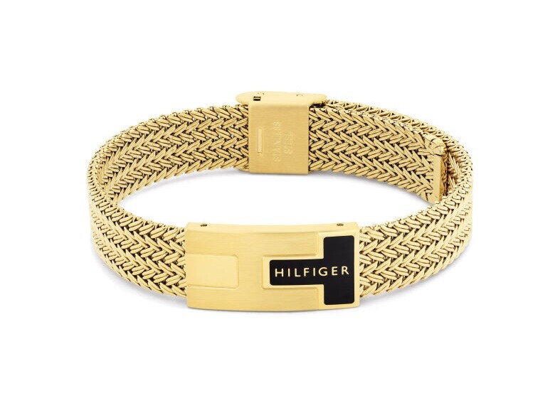 Tommy Hilfiger Pozlátený pánsky náramok Nautical Mesh 2790706