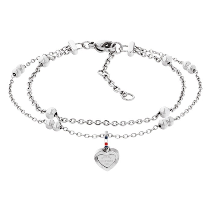 Tommy Hilfiger Módny oceľový dvojitý náramok Layered 2781011