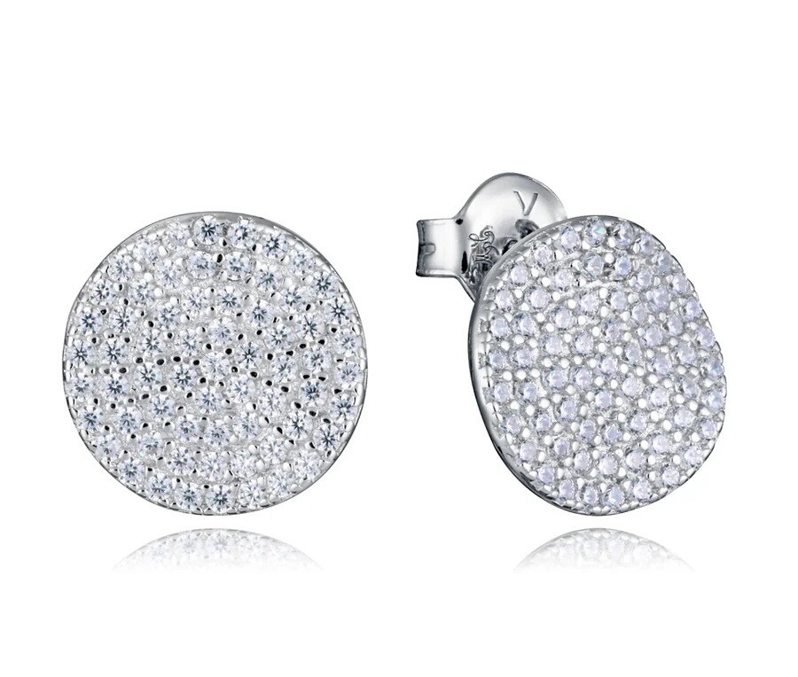 Viceroy Blyštivé strieborné kôstky s kubickými zirkónmi 13211E000-30