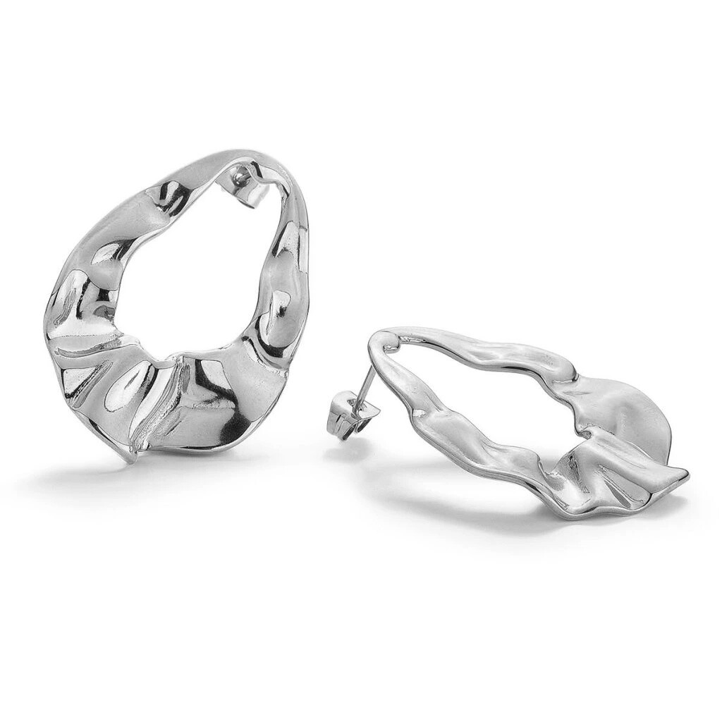 Evolution Group Moderné oceľové náušnice ISYRA