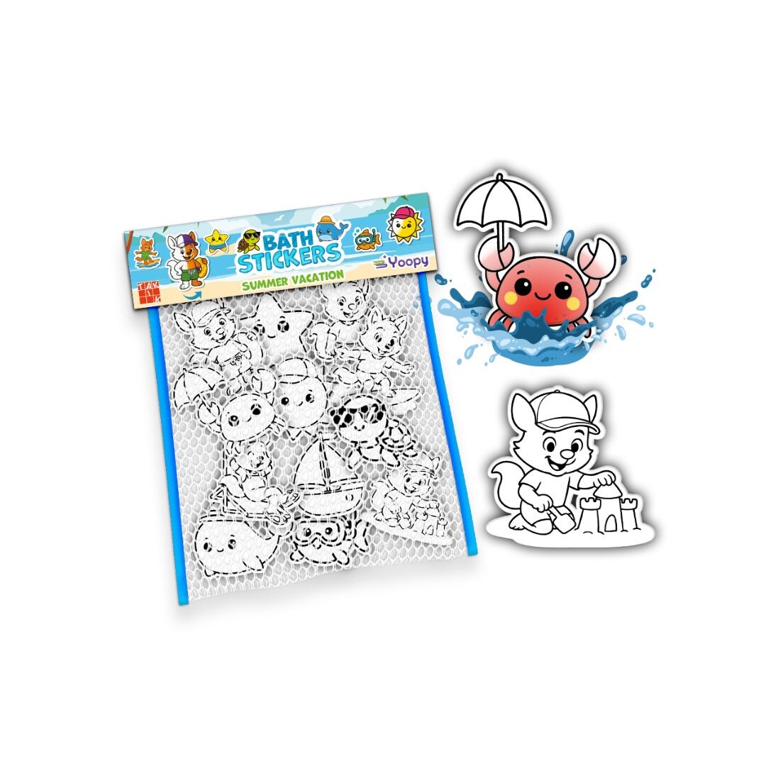 Nálepky do vane: Ponor a zafarbi - Prázdniny