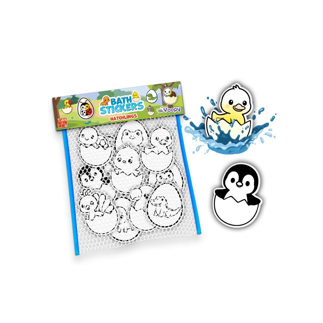 Nálepky do vane: Ponor a zafarbi - Kamaráti zo škrupinky