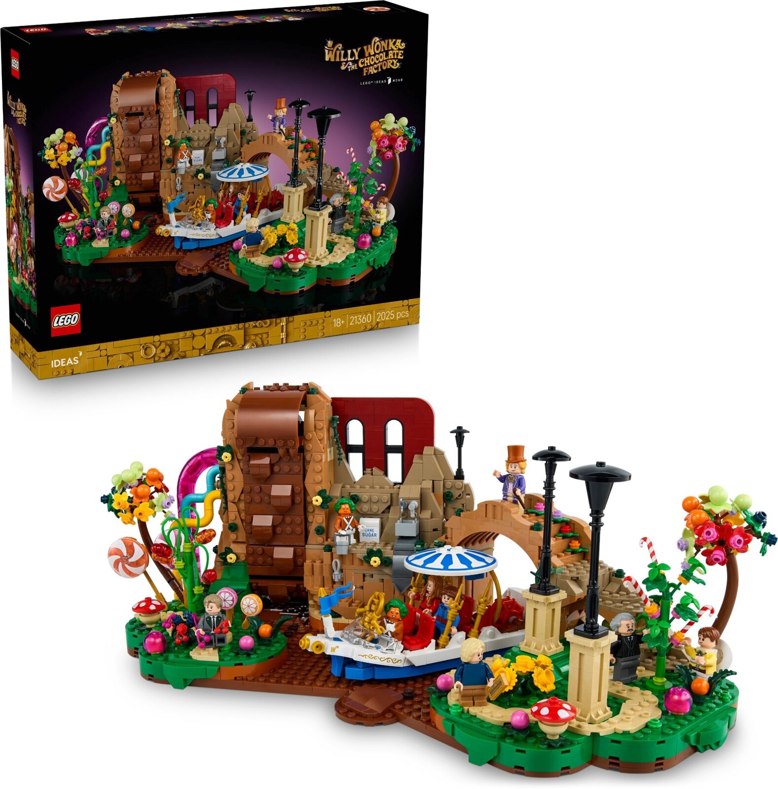 LEGO® Ideas 21360 Willy Wonka a továreň na čokoládu