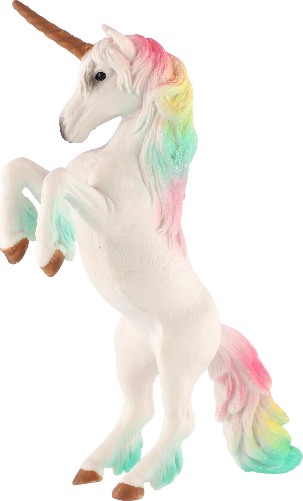 Zooted Jednorožec s dúhovou hrivou – biely