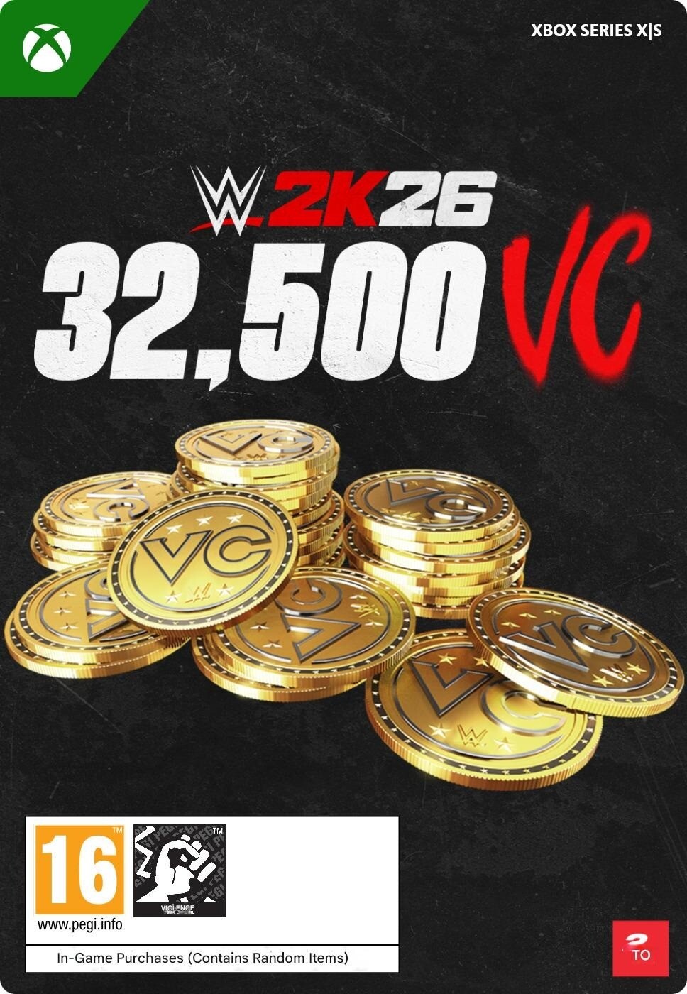 WWE 2K26: 32.500 Virtual Currency Pack - Xbox Series X|S Digital