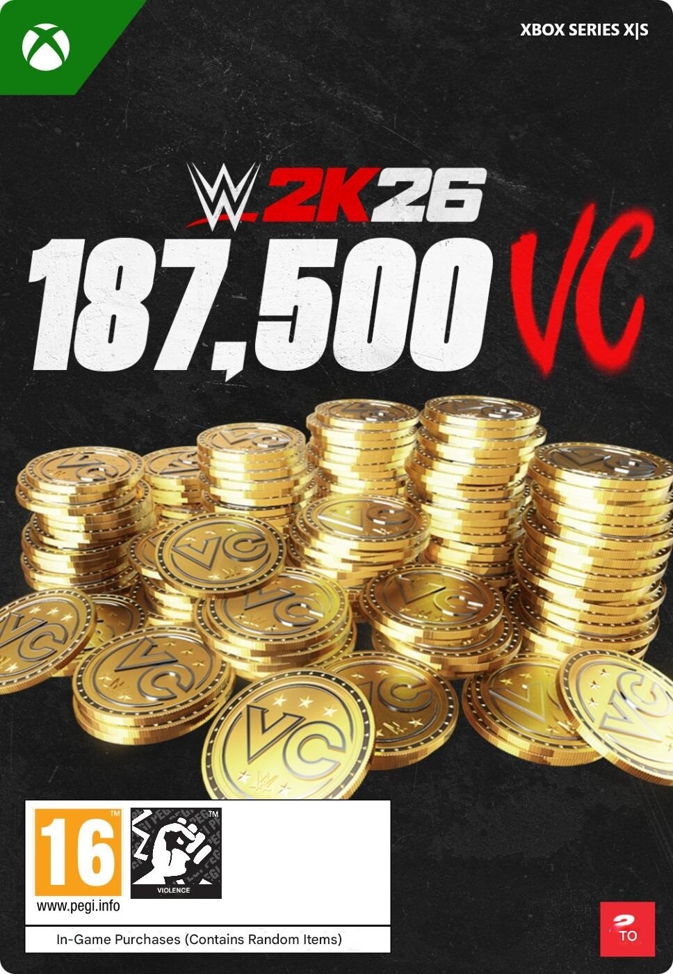 WWE 2K26: 187.500 Virtual Currency Pack - Xbox Series X|S Digital