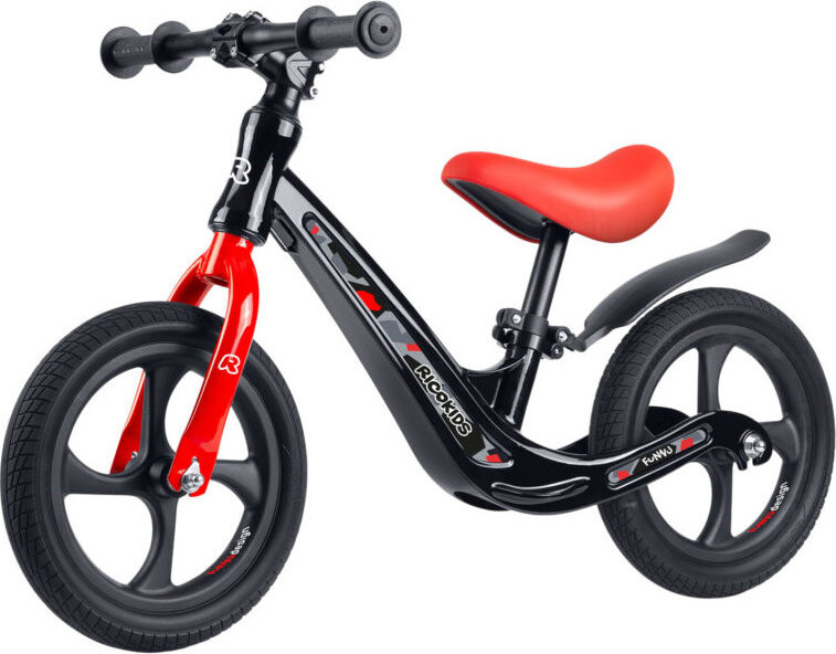 Ricokids 760501 Odrážedlo FUNNU, černo-červené