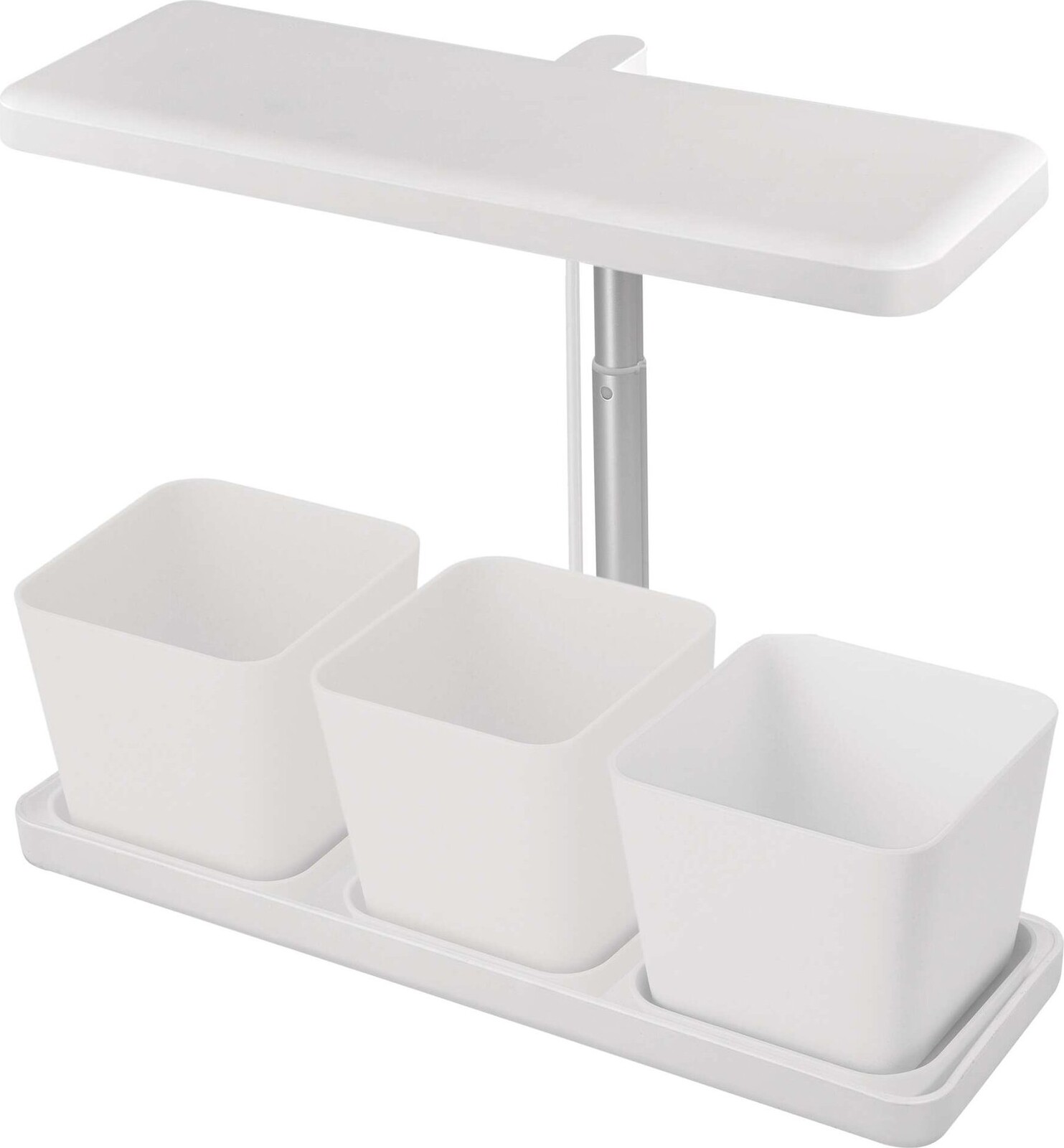 EMOS LED GROW pestovateľská lampa na bylinky 7 W, časovač, stmievateľná, biela