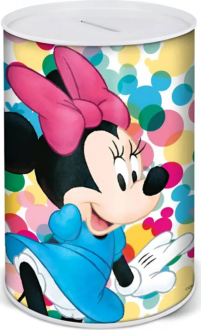 DISNEY Veľká plechová pokladnička – Minnie Mouse