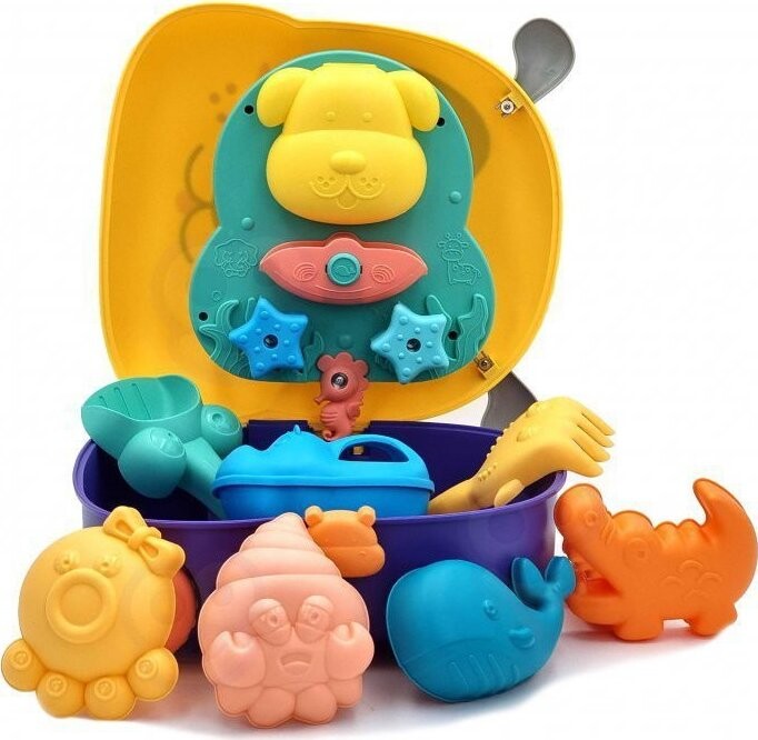 Piccolino Vodní kufřík s bábovičkami Pejsek