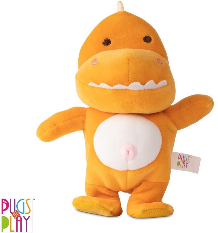 Pugs at Play – Interaktívne zvieratko – dinosaurus oranžový Rex