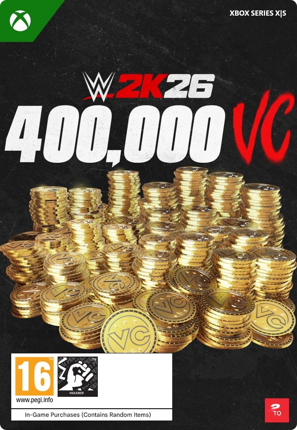 WWE 2K26: 400.000 Virtual Currency Pack - Xbox Series X|S Digital