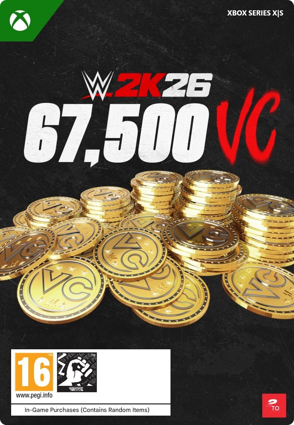 WWE 2K26: 67.500 Virtual Currency Pack - Xbox Series X|S Digital