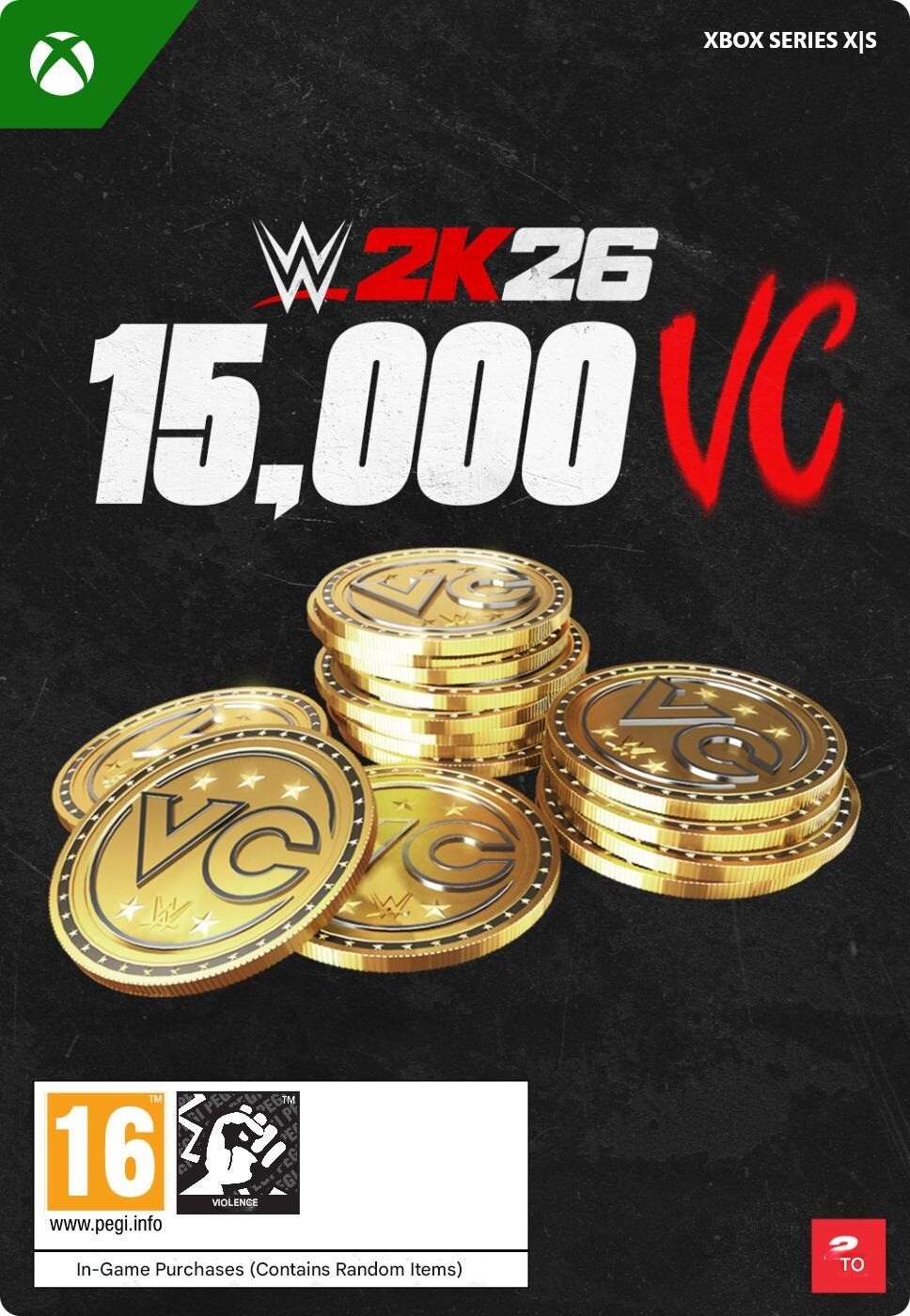 WWE 2K26: 15.000 Virtual Currency Pack - Xbox Series X|S Digital