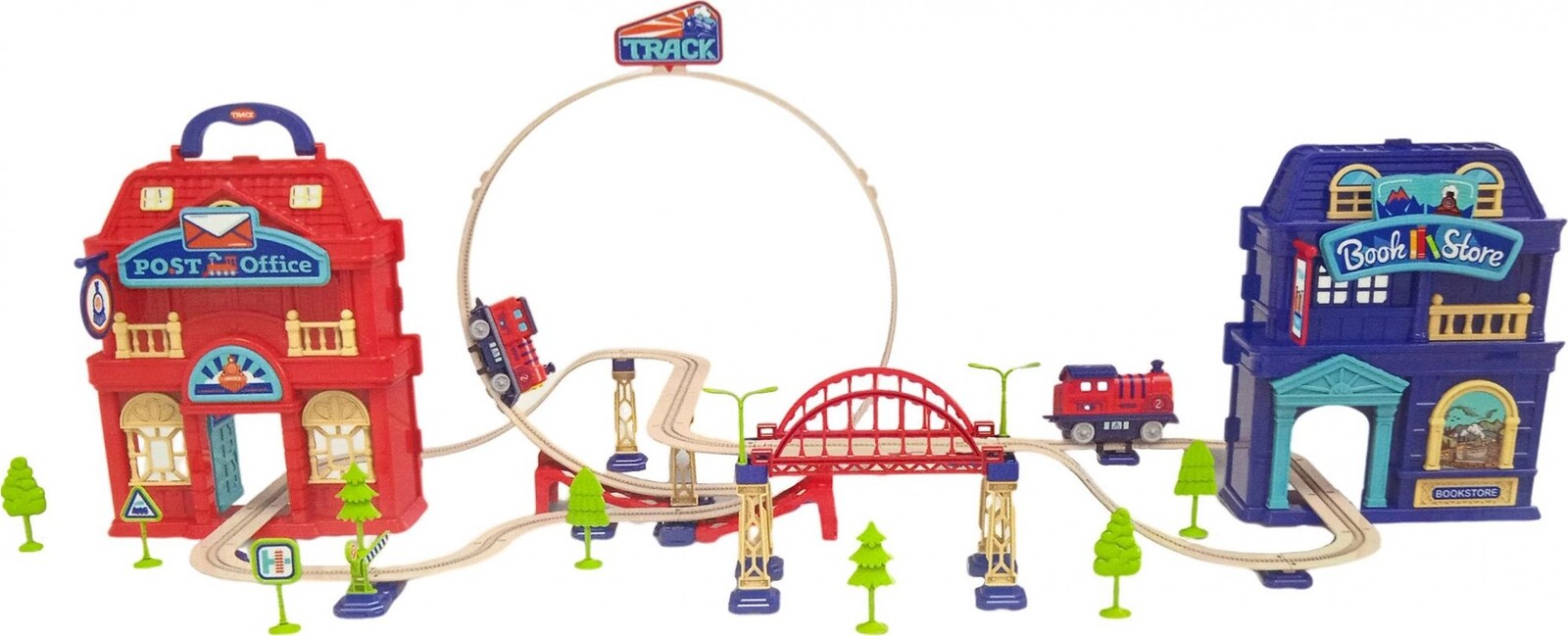 Best Kufríková vláčiková dráha 83 ks so svetlom a zvukom