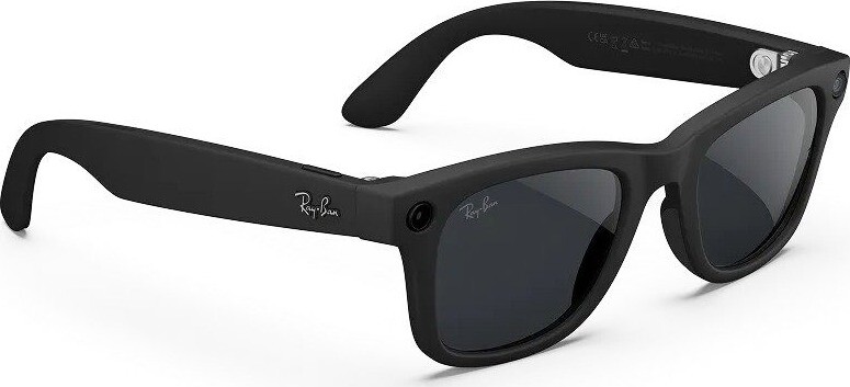 Meta RAY-BAN Meta Wayfarer (Large) Smart Glasses (Gen 2) – Matte Black, Clear to Grey Transitions