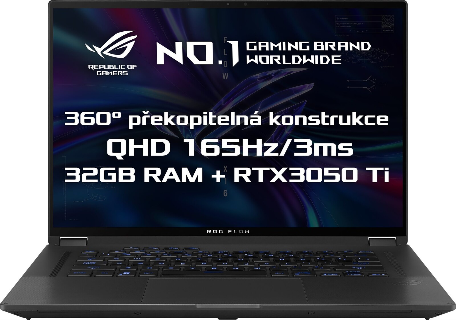 ASUS ROG Flow X16 GV601RE-M6027W Off Black
