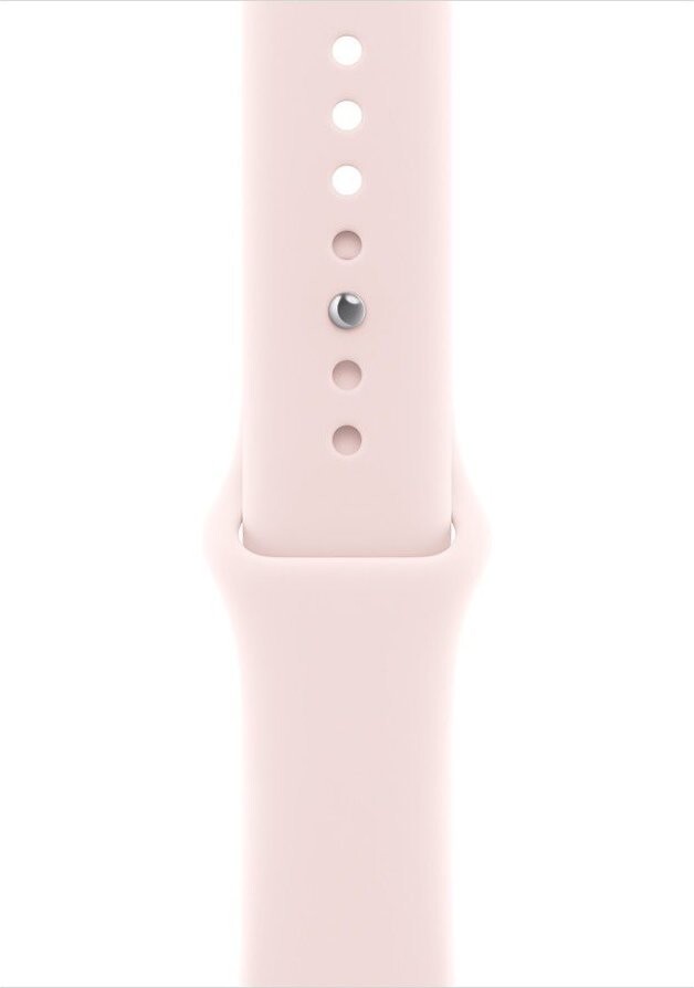 Apple Watch 46 mm jemne ružový športový remienok – S/M