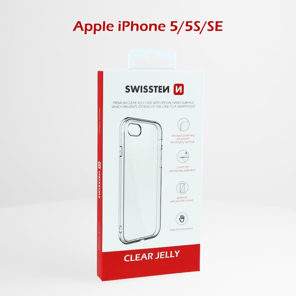 Swissten Clear Jelly pre Apple iPhone 5/5S/SE