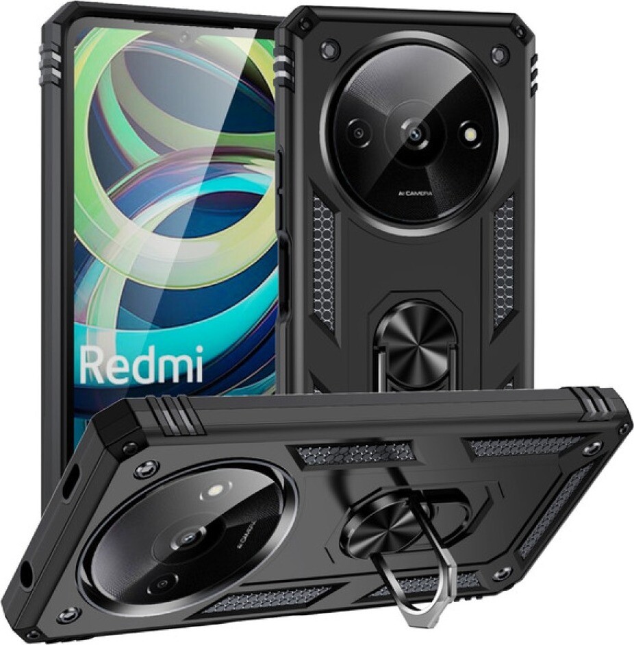 Lenuo Armor obal na Xiaomi Redmi A3, čierna