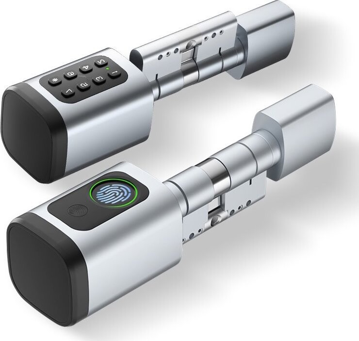 Smoot Air X1 se čtečkou otisků a klávesnicí stříbrný