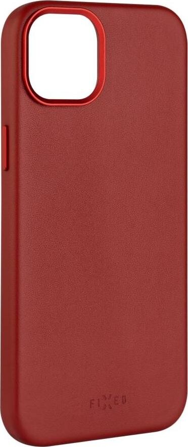 FIXED MagLeather s podporou MagSafe pre Apple iPhone 15 červený