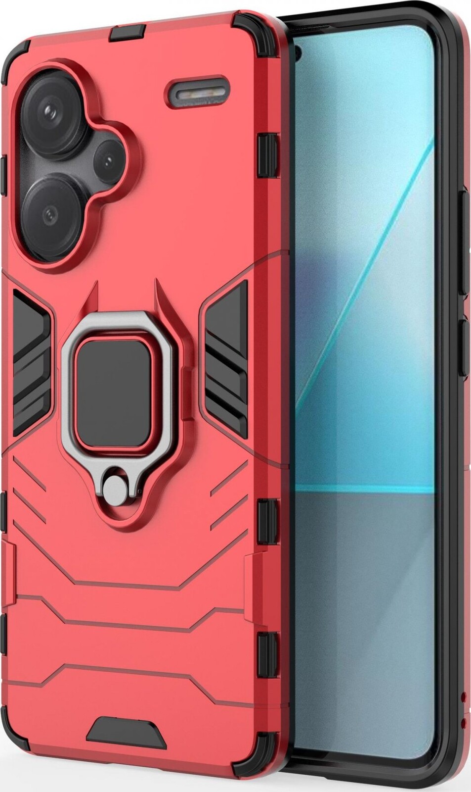 Lenuo Armor obal new na Xiaomi Redmi Note 13 Pro+ 5G červená