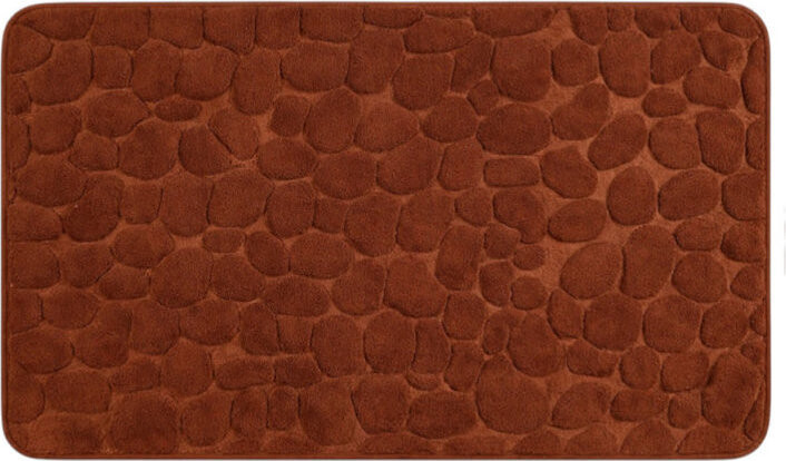 Verk 27606 Koupelnová předložka z paměťové pěny, protiskluzová, 50 × 80 cm, tmavě hnědá