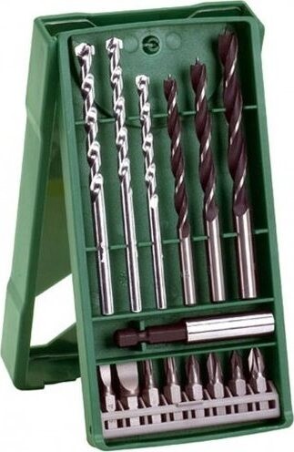 BOSCH 15-dielna sada vrtákov a bitov Mini X-Line MIX 2.607.019.579