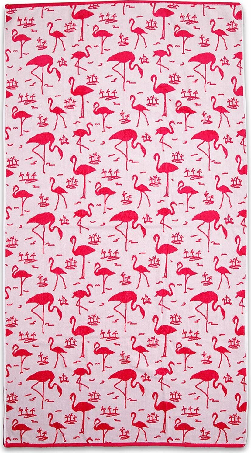 Svitap sleepwell Plážová osuška Plameniaky 90 × 170 cm