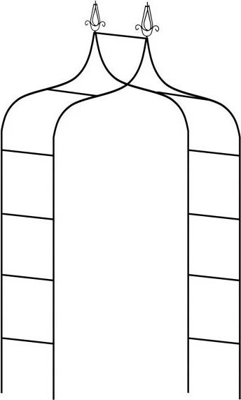 Verk 27282 Zahradní oblouk 265 × 135 × 38 cm