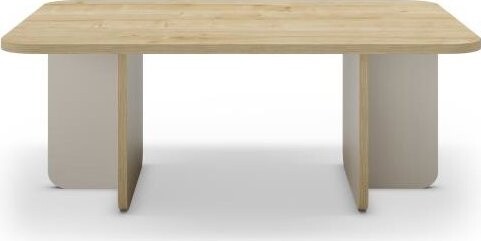 Houseland Konferenční stolek Hillary 100 cm, dub safírový/pískovec