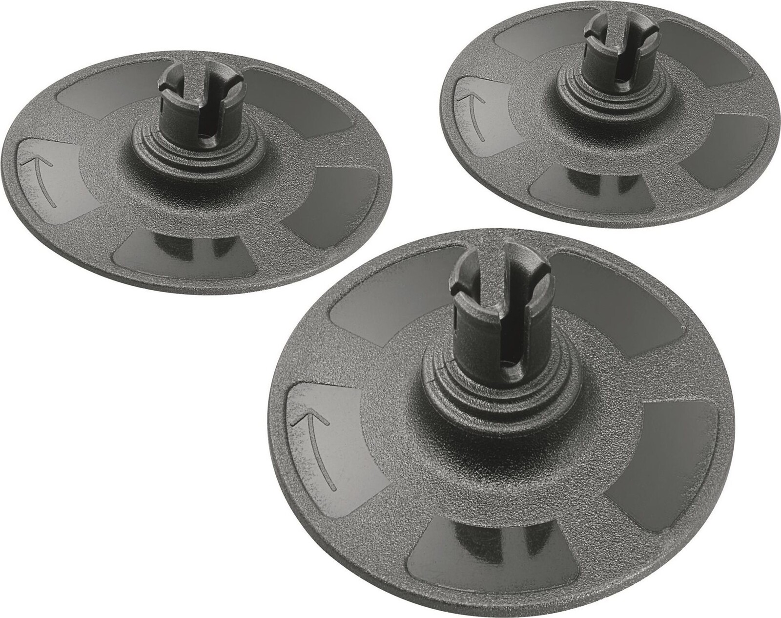 BOSCH Brúsne taniere pre EasyCurvSander 12 V, 3 ks