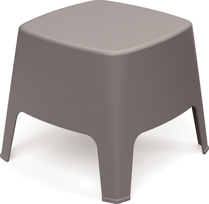 Prosperplast Stolička a odkládací stůl MILANE, zemitě hnědá