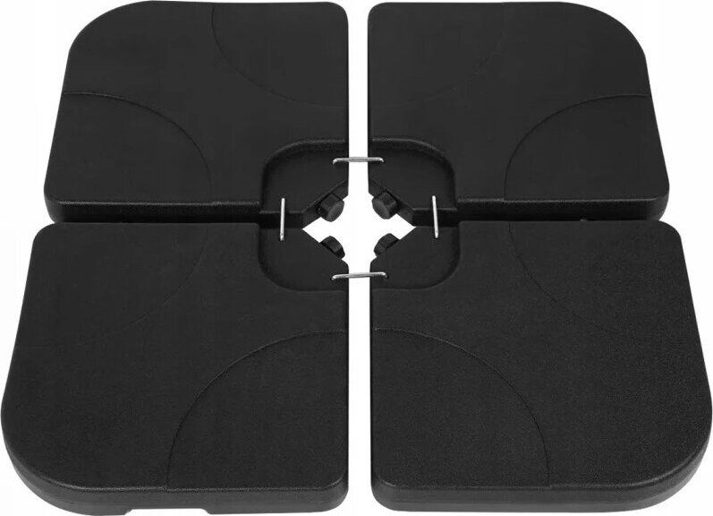 Gardlov 23797 Dlaždice na slunečník 50 × 50 cm, 4 ks, černé