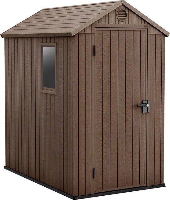 KETER Domček záhradný DARWIN 4 × 6, hnedý 205 × 126 × 185 cm