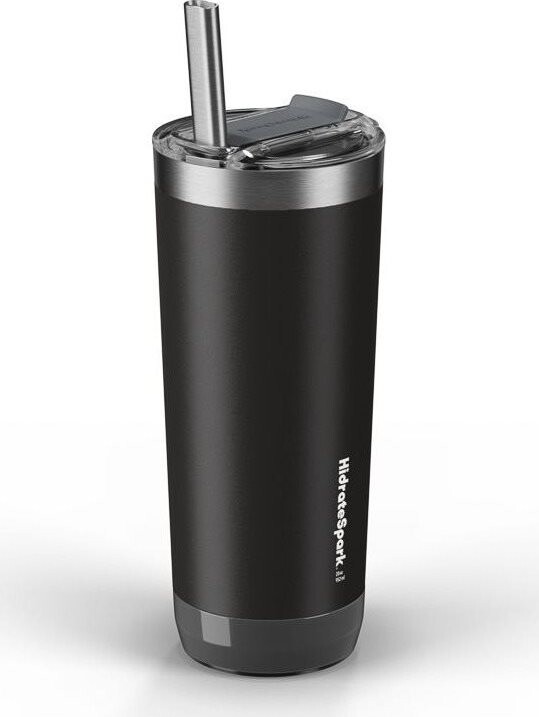 HidrateSpark Pro Tumbler – Inteligentná hydratačná fľaša, 592 ml, čierna