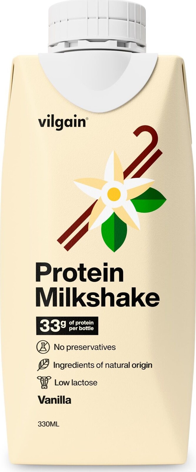 Vilgain Protein Milkshake 330 ml vanilla