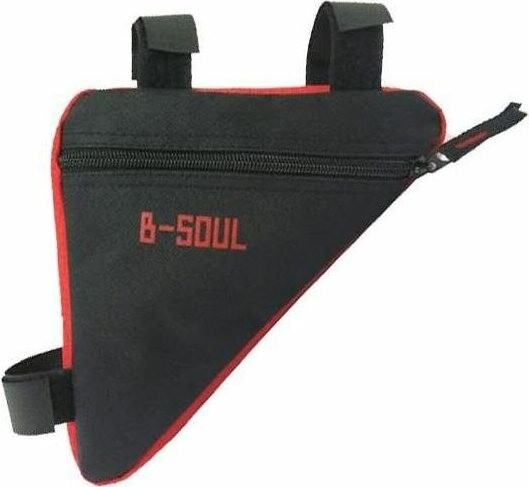 Triangle 1.0 taška na rám čierna-červená