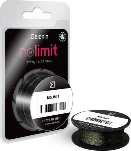 Delphin Nolimit Hookline Zelená 20 m 40 lbs