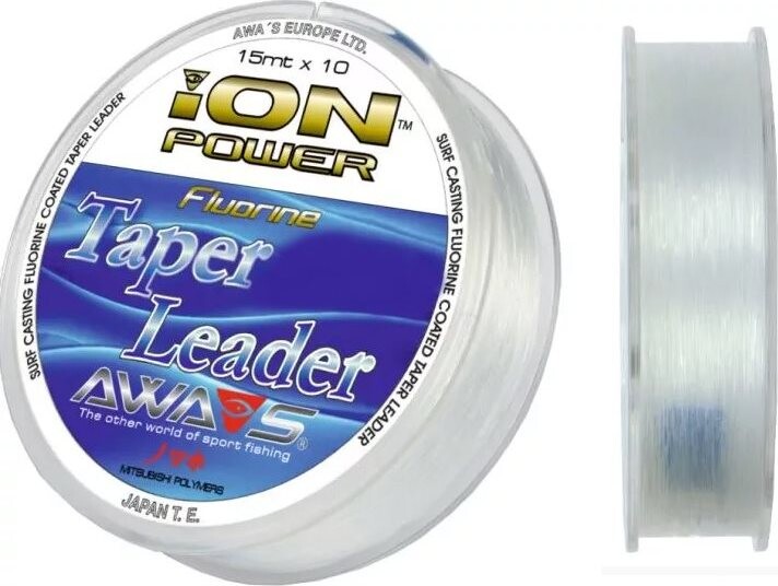 AWA-S – Vlasec Ion Power Fluorine Taper Leaders 0,31– 0,57 mm 10 × 15 m